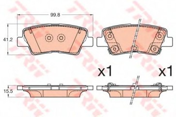 Brake Pad Set, disc brake