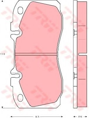 BRAKE PADS IVECO DAILY 06> FRONT