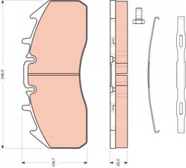 Brake Pad Set, disc brake