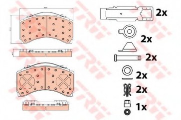 Brake Pad Set, disc brake