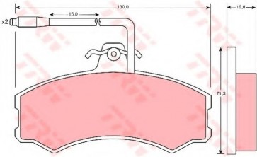 Brake Pad Set, disc brake