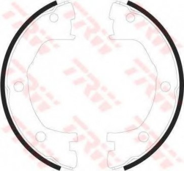 Brake Shoe Set, parking brake