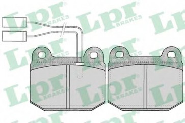 BRAKE PADS - FRONT ALFA 75/90 1.8T/2.0/3.0V6 P >90