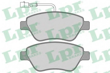 BRAKE PADS FIAT BRAVO 07> FRONT 1.4 16V 02/07> PRZÓD