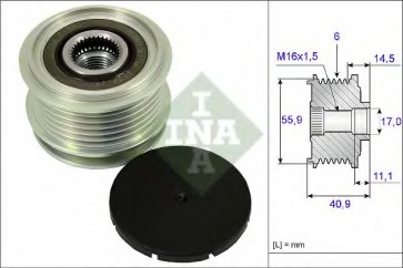Alternator Freewheel Clutch