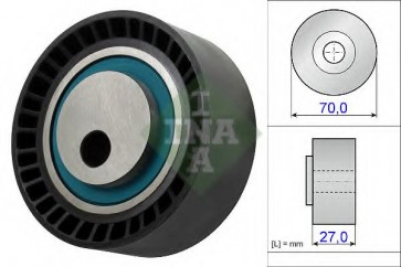 Tensioner Pulley, v-ribbed belt