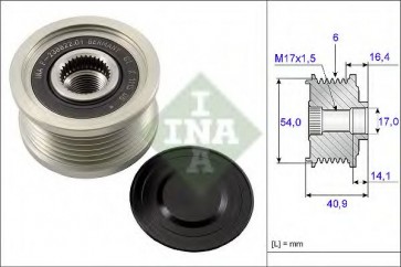 ALTERNATOR PULLEY FIAT DUCATO 06> 2.0 JTD