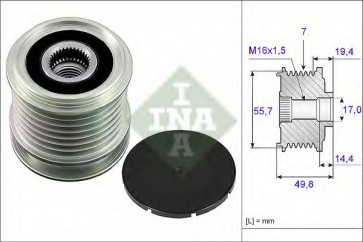 Alternator Freewheel Clutch