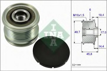 Alternator Freewheel Clutch