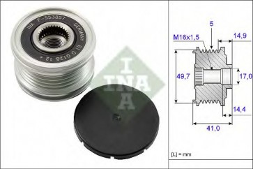 Alternator Freewheel Clutch