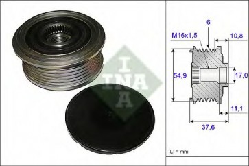 Alternator Freewheel Clutch