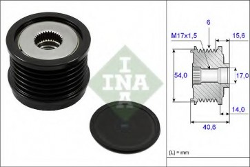 Alternator Freewheel Clutch