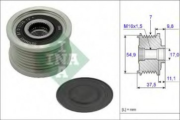 ALTERNATOR PULLEY IVECO DAILY 14>