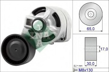 Belt Tensioner, v-ribbed belt