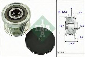 Alternator Freewheel Clutch