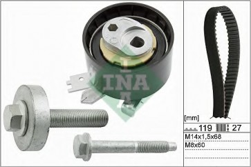 TIMING BELT RENAULT KANGOO 08> KIT 1.5DCI