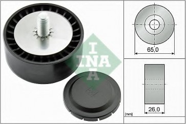 Deflection/Guide Pulley, v-ribbed belt