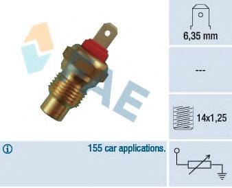Sensor, coolant temperature