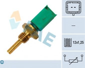 Sensor, coolant temperature