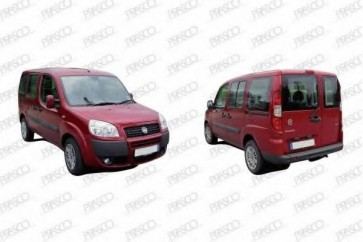 FRONT BUMPER GRILL FIAT DOBLO 00> LEFT 05>