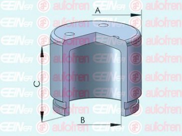 Piston, brake caliper