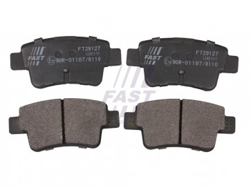 BRAKE PADS FIAT PUNTO GRANDE 05> REAR WITHOUT SENSOR 1.2/1.4 8V