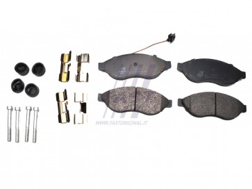 BRAKE PADS FIAT DUCATO 06> FRONT 1-SENSOR 12/15/17Q LIGHT