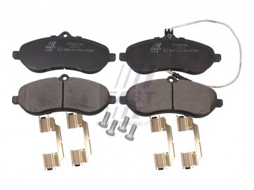 BRAKE PADS FIAT SCUDO 07> FRONT 1-SENSOR 1.6/2.0 MJTD