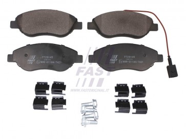 BRAKE PADS FIAT BRAVO 07> FRONT 1-SENSOR 1.9/2.0JTD