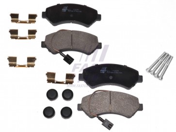 BRAKE PADS FIAT DUCATO 06> FRONT 2-SENSORS 17Q HEAVY