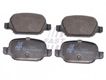 BRAKE PADS FIAT PANDA 03> REAR WITHOUT SENSOR 1.4