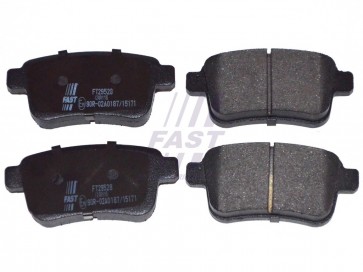 BRAKE PADS RENAULT KANGOO 08> REAR WITHOUT SENSOR