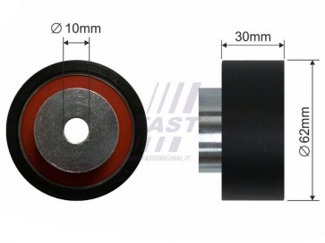 TIMING BELT TENSIONER FIAT SCUDO 07> PULLEY 2.0JTD