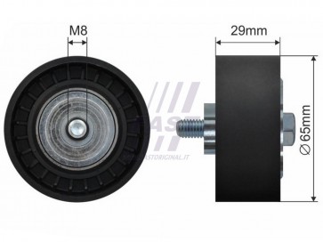 MICRO BELT TENSIONER FIAT BRAVO 07> PULLEY