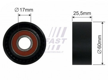 MICRO BELT TENSIONER FIAT DUCATO 02> PULLEY 2.0 JTD