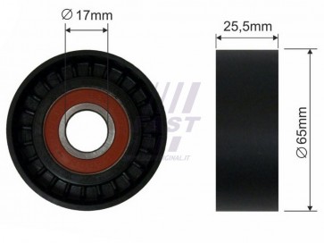 TIMING BELT TENSIONER FIAT SCUDO / ULYSSE 95> PULLEY 2.0 16V