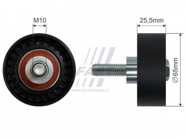 MICRO BELT TENSIONER FIAT BRAVO 07> PULLEY 65X10X25.5