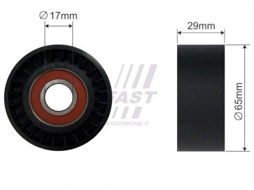 MICRO BELT TENSIONER FIAT PUNTO 99> PULLEY