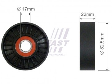 MICRO BELT TENSIONER FIAT CROMA 05> PULLEY 1.9