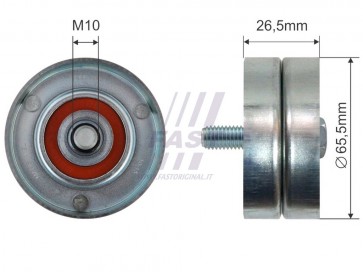 MICRO BELT TENSIONER ALFA 147 /156 00> PULLEY 2.4 JTD