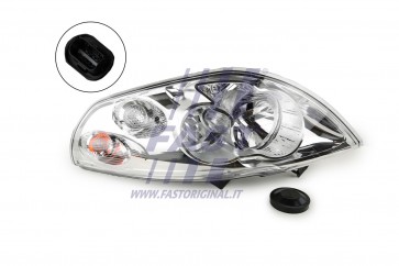 HEADLIGHT RENAULT MASTER 10> H1+H7 LEFT ELECTRIC ADJUSTMENT 6 PIN