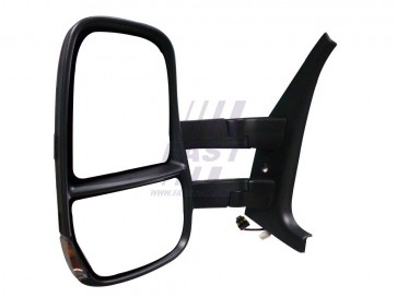 MIRROR IVECO DAILY 06> MANUAL LONG LEFT HEATED+SENSOR 4 PIN + 4 PIN