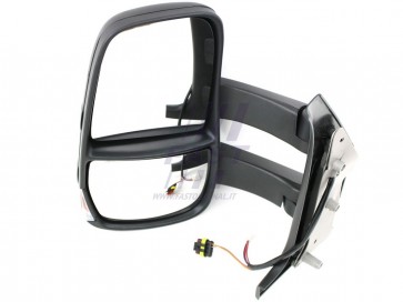 MIRROR IVECO DAILY 06> MANUAL LONG LEFT HEATED 4 PIN + 2 PIN