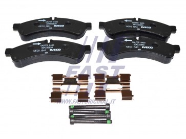 BRAKE PADS IVECO DAILY 06> REAR WITHOUT SENSOR 50-60-65 C15/C18