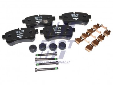 BRAKE PADS IVECO DAILY 06> REAR WITHOUT SENSOR 35C14/C16/C18