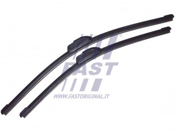WIPER BLADE RENAULT TRAFIC 01> FRON SET LEFT + RIGHT FLAT 600 / 530 MM