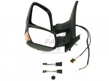 MIRROR IVECO DAILY 06> ELECTRIC SHORT LEFT HEATED+SENSOR 7 PIN + 4 PIN