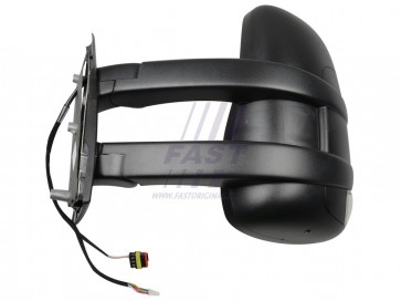 MIRROR IVECO DAILY 06> ELECTRIC LONG LEFT HEATED 7 PIN + 2 PIN