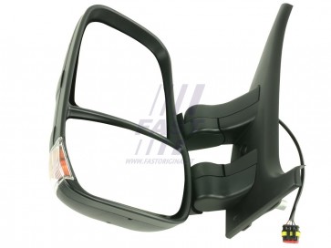 MIRROR IVECO DAILY 06> MANUAL SHORT LEFT SENSOR 4 PIN + 4 PIN