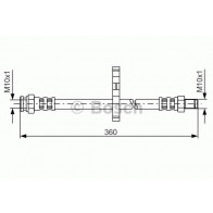 BRAKE HOSE FIAT DUCATO 94> REAR RIGHT 360MM